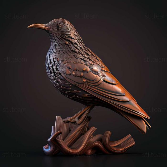 3D model starling (STL)